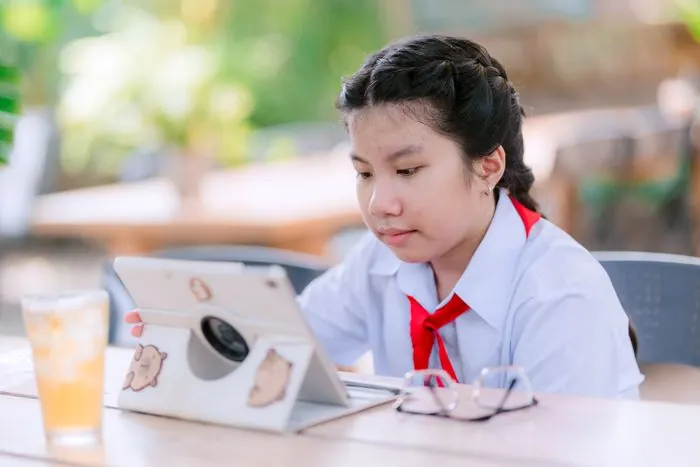 A young student